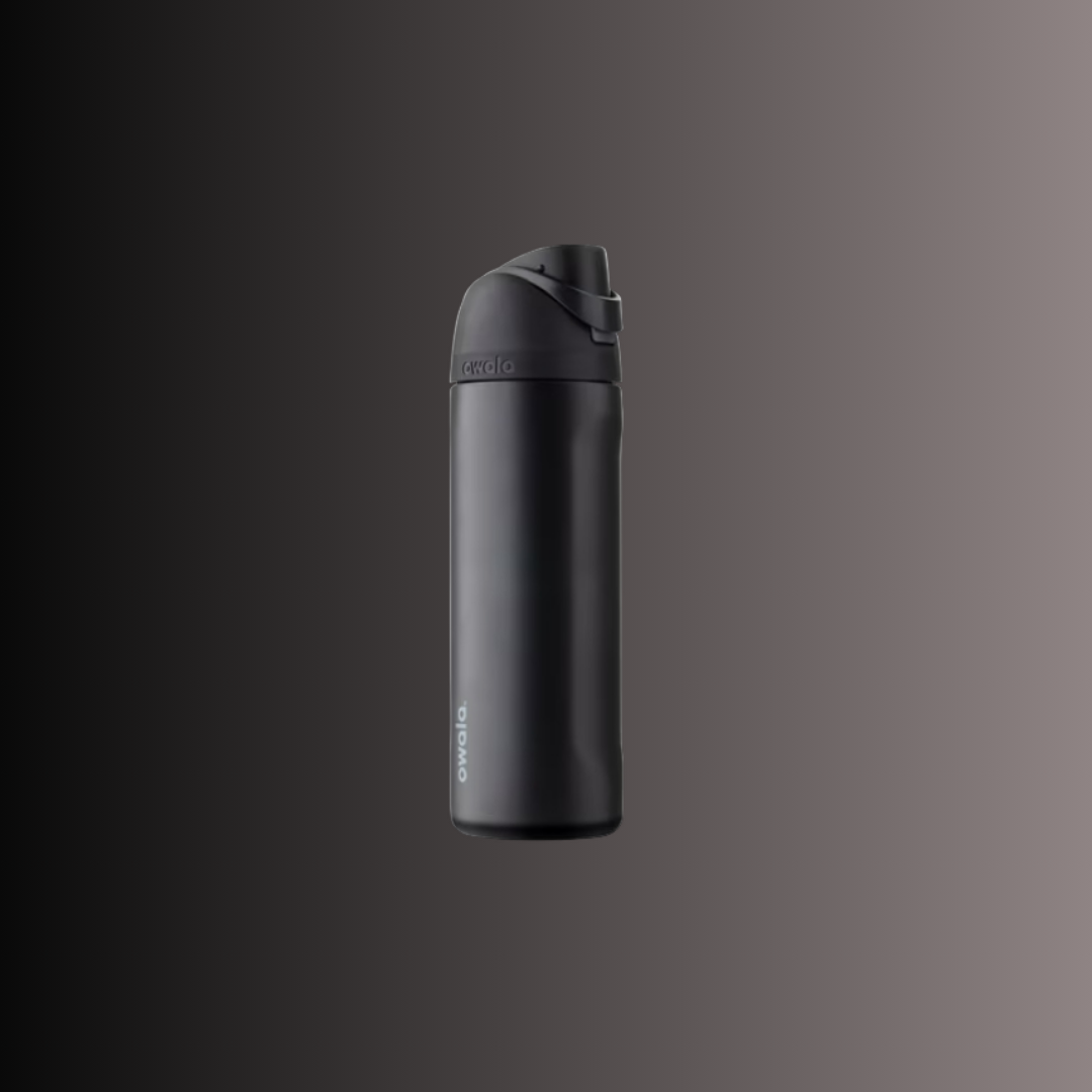 Owala FreeSip® Insulated Stainless Steel Water Bottle – Black, 24 oz